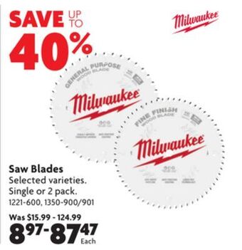 Home Hardware Saw blades offer