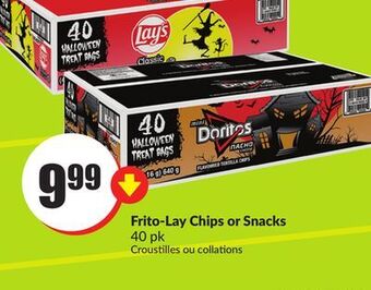 FreshCo Frito-lay chips or snacks 40 pk offer