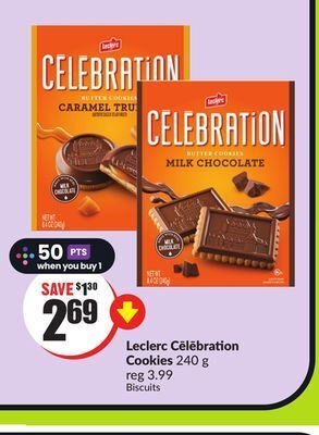 FreshCo Leclerc celebration cookies 240 g offer
