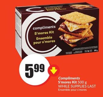 FreshCo Compliments s'mores kit 500 g offer