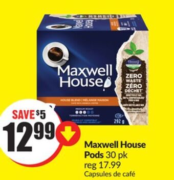 FreshCo Maxwell house pods 30 pk offer