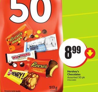 FreshCo Hershey's chocolates assorted 50 pk offer
