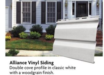 Home Hardware Alliance vinyl siding 4 profile offer