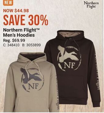 Bass Pro Northern flight men's hoodies offer