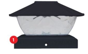 Home Hardware Adjustable solar post cap offer