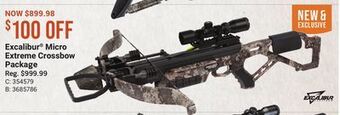 Bass Pro Excalibur® micro extreme crossbow package offer