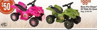 Bass Pro Bass pro shops® 6v ride on quad offer