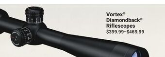 Bass Pro Vortex® diamondback® riflescopes offer