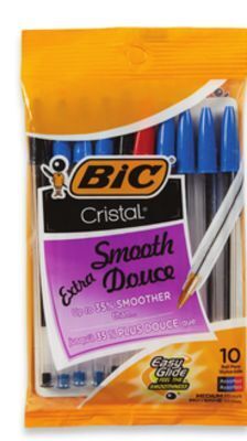 Walmart Bic selected stationery offer