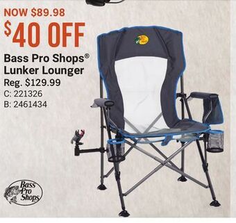 Bass Pro Bass pro shops® lunker lounger offer