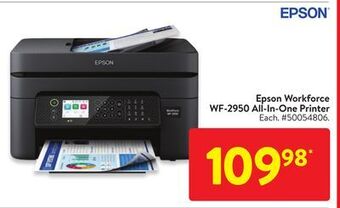 Walmart Epson workforce wf-2950 all-in-one printer offer