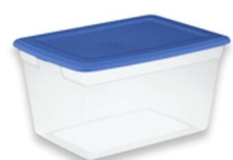 Walmart Sterilite 55 l tote offer