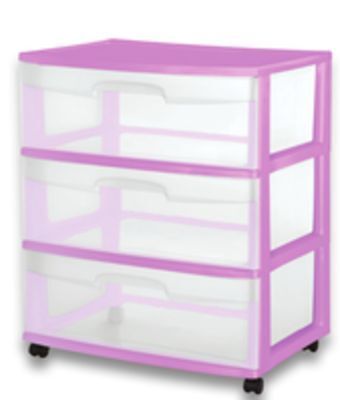 Walmart Sterilite 3-drawer wide cart offer