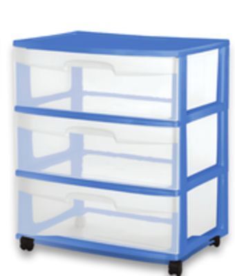 Walmart Sterlite 3-drawer wide cart offer