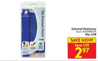 Walmart Selected stationery offer