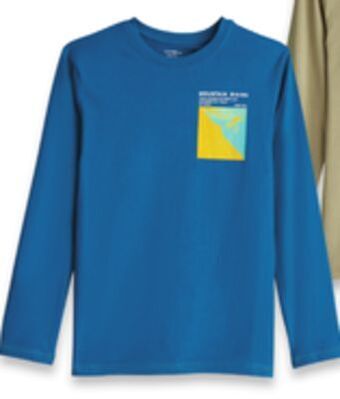 Walmart Kids' george long-sleeved graphic tees offer