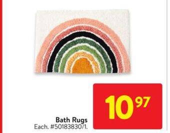 Walmart Bath rugs offer