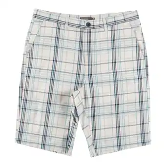 Giant Tiger Mountain ridge men's plaid cotton shorts offer