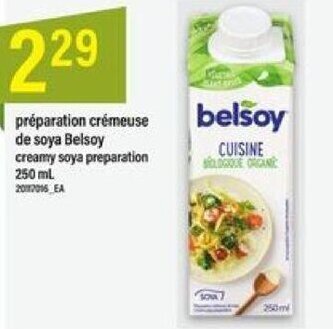Maxi Belsoy creamy soya preparation 250 ml offer