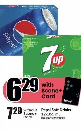 FreshCo Pepsi Soft Drinks 12x355 mL offer