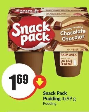 FreshCo Snack Pack Pudding 4x99 g offer