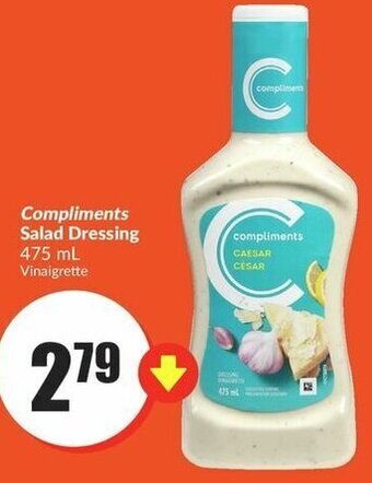 FreshCo Compliments Salad Dressing 475 mL offer