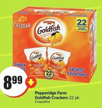 FreshCo Pepperidge Farm Goldfish Crackers 22 pk offer