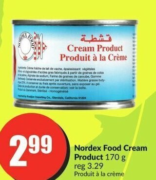 FreshCo Nordex Food Cream Product 170 g offer
