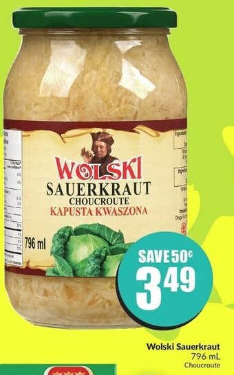 FreshCo Wolski Sauerkraut 796mL offer