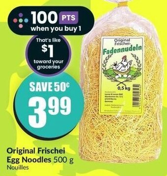 FreshCo Original Frischei Egg Noodles 500 g offer