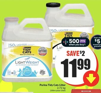 FreshCo Purina Tidy Cats Litter 2.72 kg offer