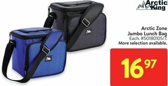 Walmart Arctic Zone Jumbo Lunch Bag offer