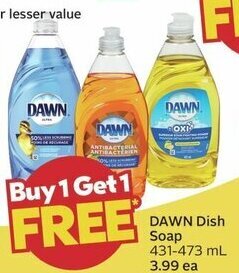 Sobeys DAWN Dish Soap 431-473 ML offer