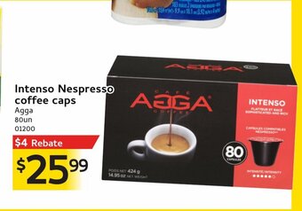Mayrand Agga Intenso Nespresso coffee caps 80un offer