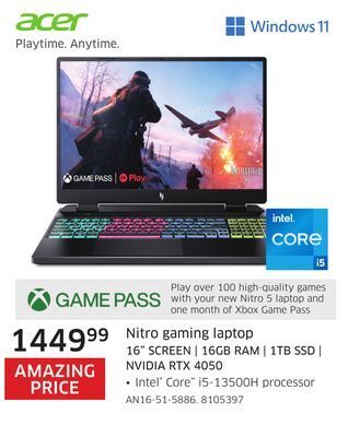 The Source Acer nitro gaming laptop offer