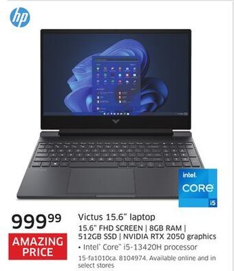 The Source Hp victus 15.6 laptop 15.6 fhd screen | 8gb ram | 512gb ssd | nvidia rtx 2050 graphics offer