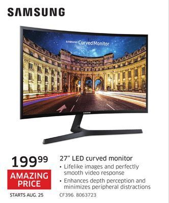The Source Samsung 27 led curved monitor offer