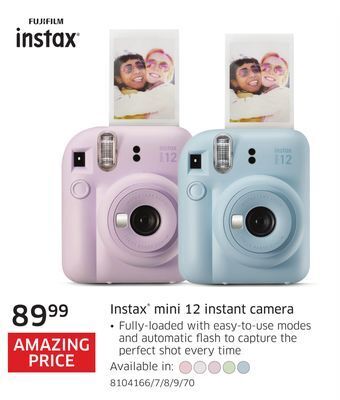 The Source Fujifilm instax mini 12 instant camera offer