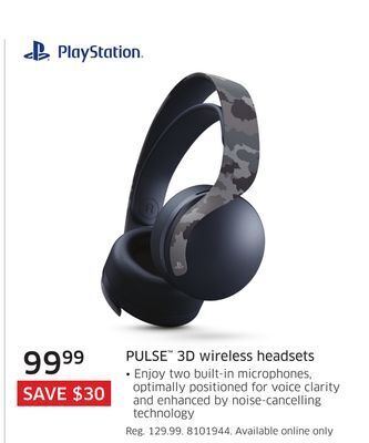 The Source Playstation pulse 3d wireless headsets offer