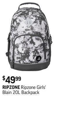 Sport Chek Ripzone girls' blain 20l backpack offer