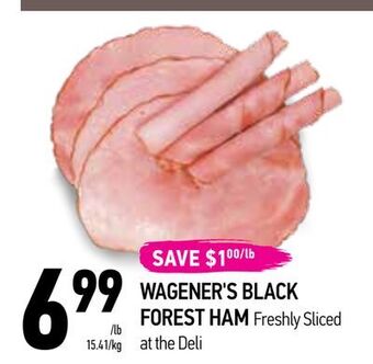 Coppa's Fresh Market Wagener's black forest ham offer
