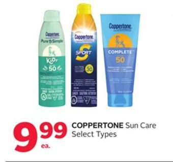 Rexall Coppertone sun care offer