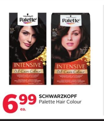 Rexall Schwarzkopf palette hair colour offer