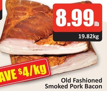 Starsky Old fashioned smoked pork bacon offer