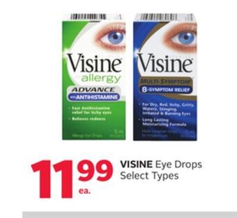 Rexall Visine eye drops offer