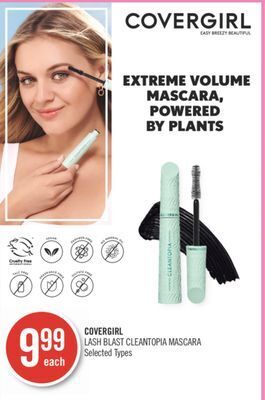 Shoppers Drug Mart Covergirl lash blast cleantopia mascara offer