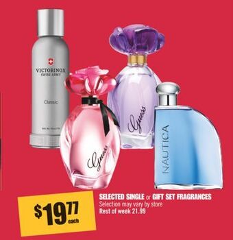Shoppers Drug Mart Selected single or gift set fragrances offer