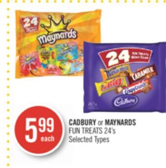 Shoppers Drug Mart Cadbury or maynards fun treats offer