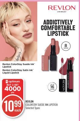 Shoppers Drug Mart Revlon colorstay suede ink lipstick offer