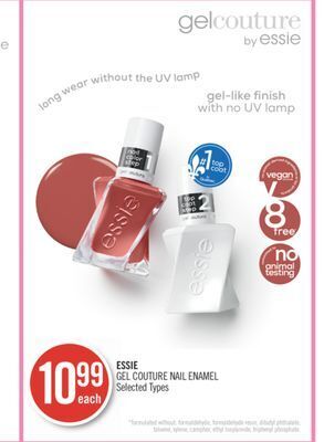 Shoppers Drug Mart Essie gel couture nail enamel offer